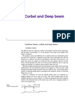 Corbel and Deep Beam
