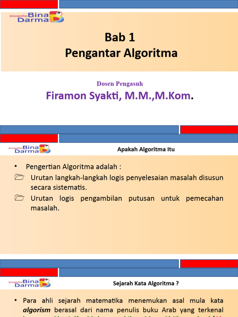Sejarah dan Pengantar Algoritma | PDF