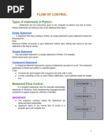 8.flow of Control