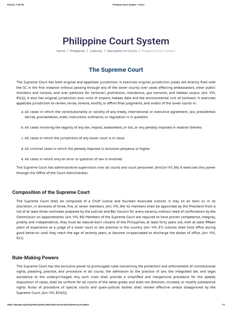 Rules Of Court Philippines