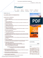 The Law Student - CLASSIFICATION OF JURISDICTION