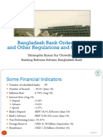 Bangladesh Bank Order, 1972 and Other Regulations and Guidelines