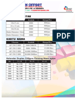 Penawaran Harga Kampanye