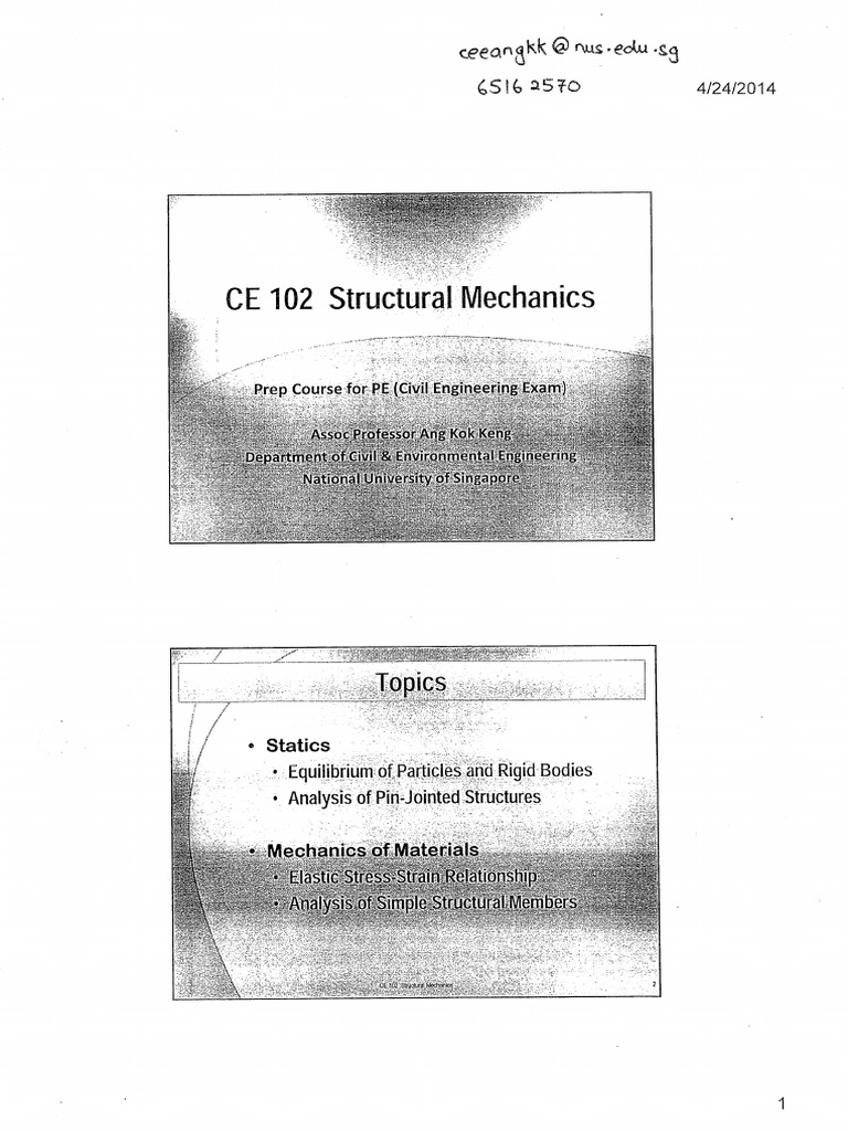 Structural mechanics pdf