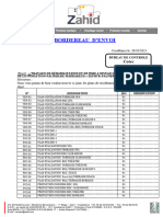 Bordereau D'envoi BCT