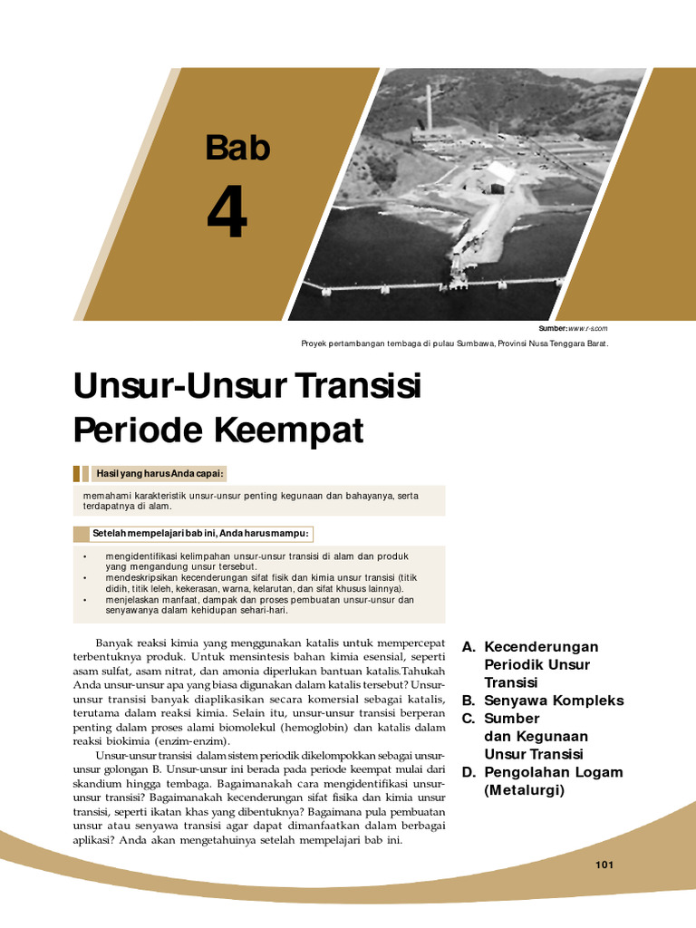 Karakteristik dan Kegunaan Unsur Transisi | PDF
