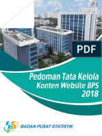 Pedoman Tata Kelola Konten Website BPS 2018