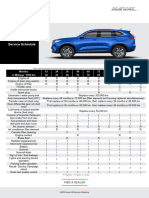 Haval H6 3rd Gen Service Schedule