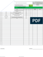 Env-F012 Air Monitoring Logsheet