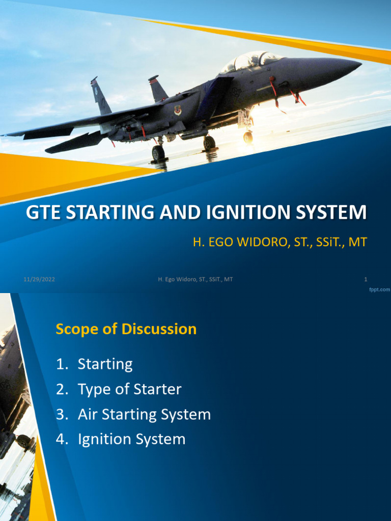 GTE Starting and Ignition Systems Overview | PDF | Ignition System ...
