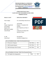 Formulir Pendaftaran Calon Komandan Resimen