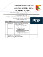 Rundown Acara Posko Mudik