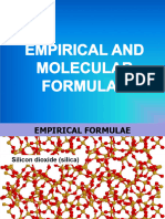 1.5 Empirical and Molecular Formulae
