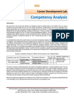 2 - Competency Analysis Template