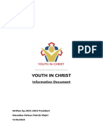 YOUTH IN CHRIST Information Document