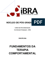 Fundamentos Da Terapia Comportamental: Núcleo de Pós Graduação