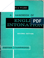 A Handbook of English Intonation