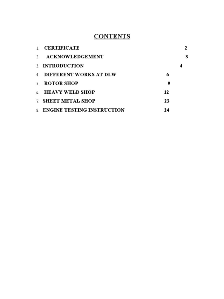 Training Report Turbine Steam Locomotive