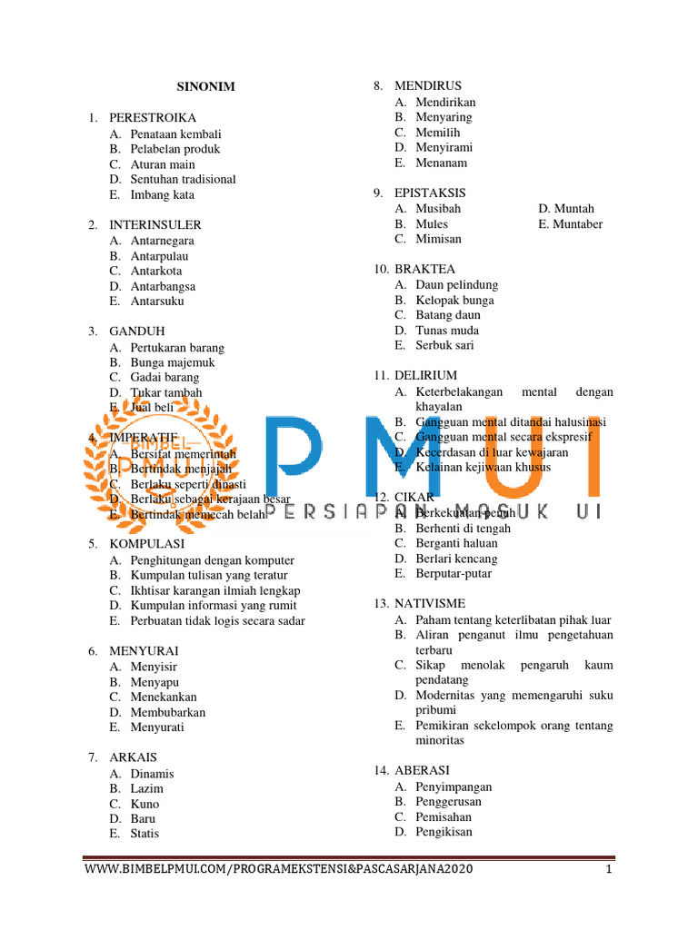 Modul Ekstensi & Pascasarjana | PDF