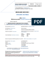 Nutmeg Msds