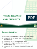 Trade Discount Cash Discount