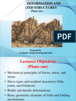 Rocks Deformation and Related Structures (Phase One)