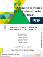 Regiao e Regionalizacao Do Brasil - Powerpoint 2007-2013