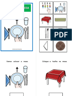 Cozinha - Mini Book - Colocar A Mesa