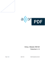 XM125 Datasheet