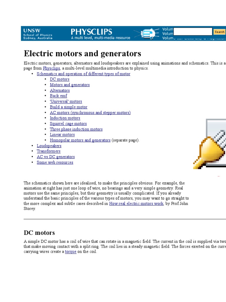 Electric Motors and Generators PDF Transformer Inductor