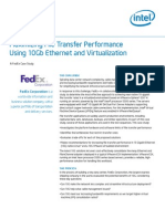 Maximizing File Transfer Performance Using 10Gb Ethernet and Virtualization