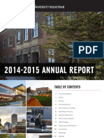 Registrar Annual Report 2015