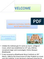 Famous Cultural Institutions in Uttar Pradesh .