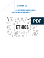 Topic 11 Ethic, Professionalism Social Responsibility
