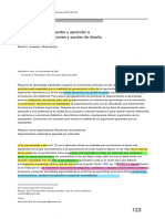 Argumentar para Aprender y Aprender A Argumentar: Justificaciones y Pautas de Diseño