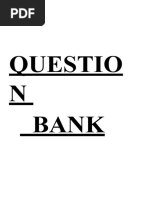 Question Bank