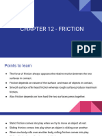 Chapter 12 - Friction