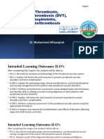 Ch. 37 - Venous Chapter - 3thrombosis, Deep Vein Thrombosis (DVT), Thrombophlebitis, and Phlebothrombosis