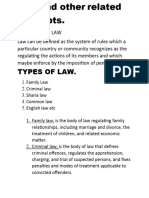 Law and Other Related Concept 2