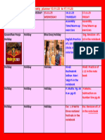 Weekly Planner 13 Nov To 17 Nov PDF