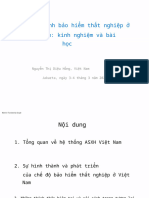 Chương trình bảo hiểm thất nghiệp ở Việt Nam: kinh nghiệm và bài học