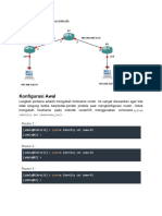 Konfigurasi OSPF Single Area Mikrotik