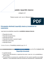 Prel - Nr. 7 Principalele Distributii Clasice