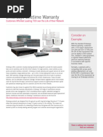 Enterasys Lifetime Warranty Data Sheet Dec 2011