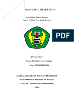 Laporan Praktikum Biologi Kelautan Palu