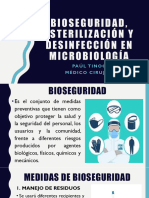 Bioseguridad, Esterilización y Desinfección en Microbiología