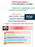 Unit 1 Introduction of Compiler