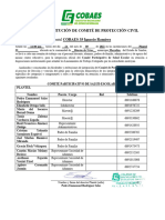 ACTA de Constitución Del COMITÉ DE PROTECCION CIVIL