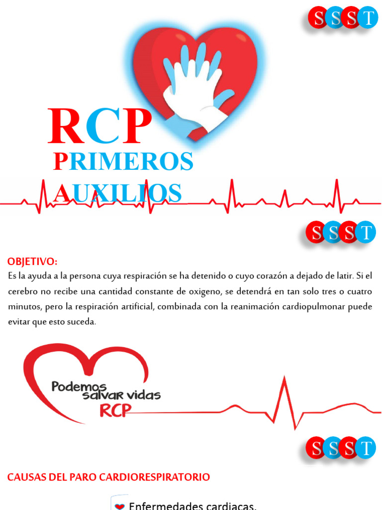 Guía Básica de RCP y Primeros Auxilios | PDF | Reanimación ...
