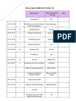 RUNDOWN ACARA HUT RI KE-78 KKN Malam